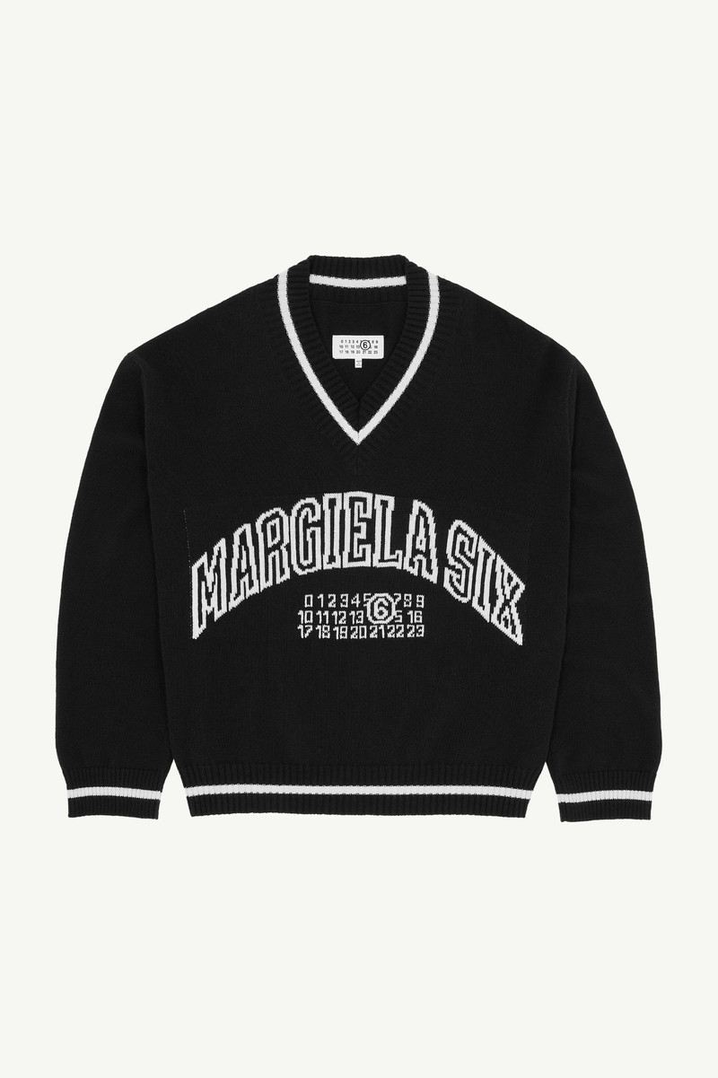 V-neck varsity jumper 1
