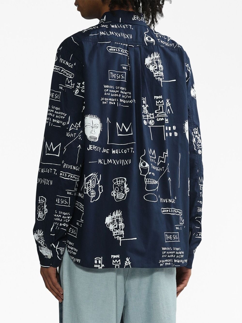 graphic-print cotton shirt - 4