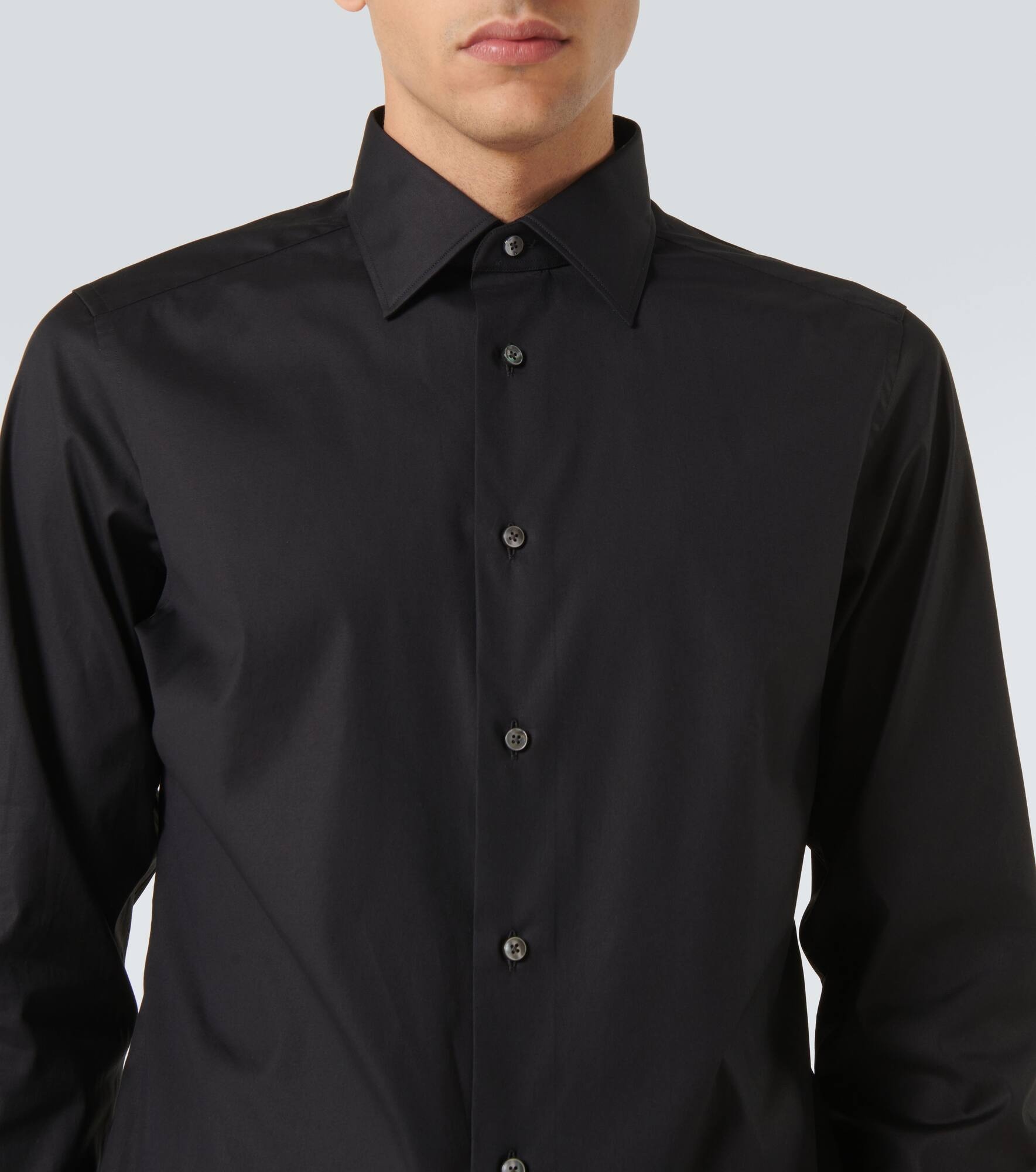 Cotton-blend shirt - 5