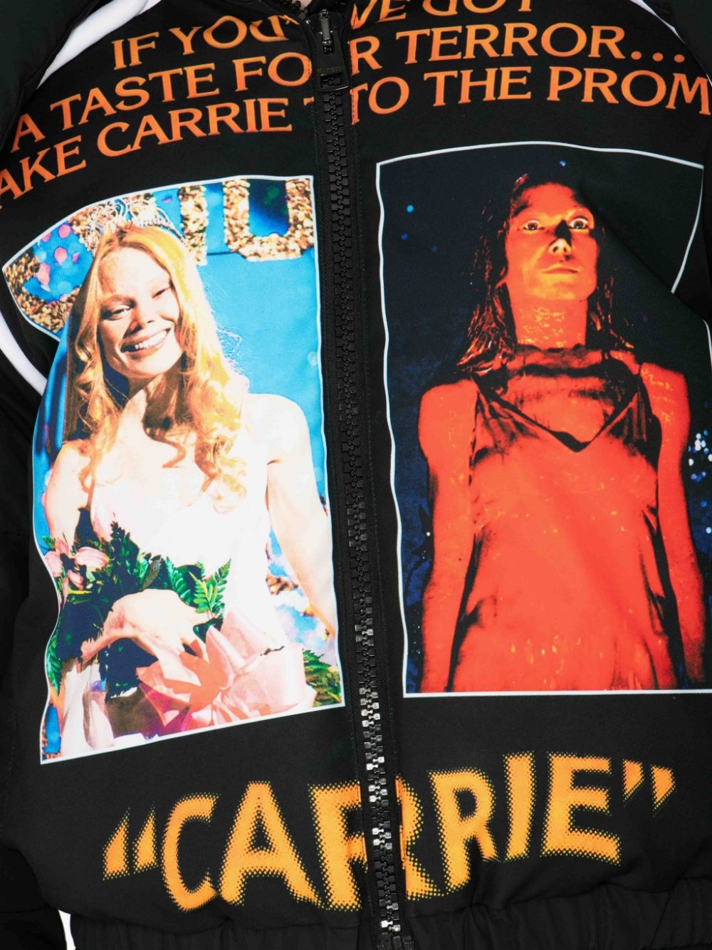 CARRIE - POSTER PRINT PUFFA JACKET - 5