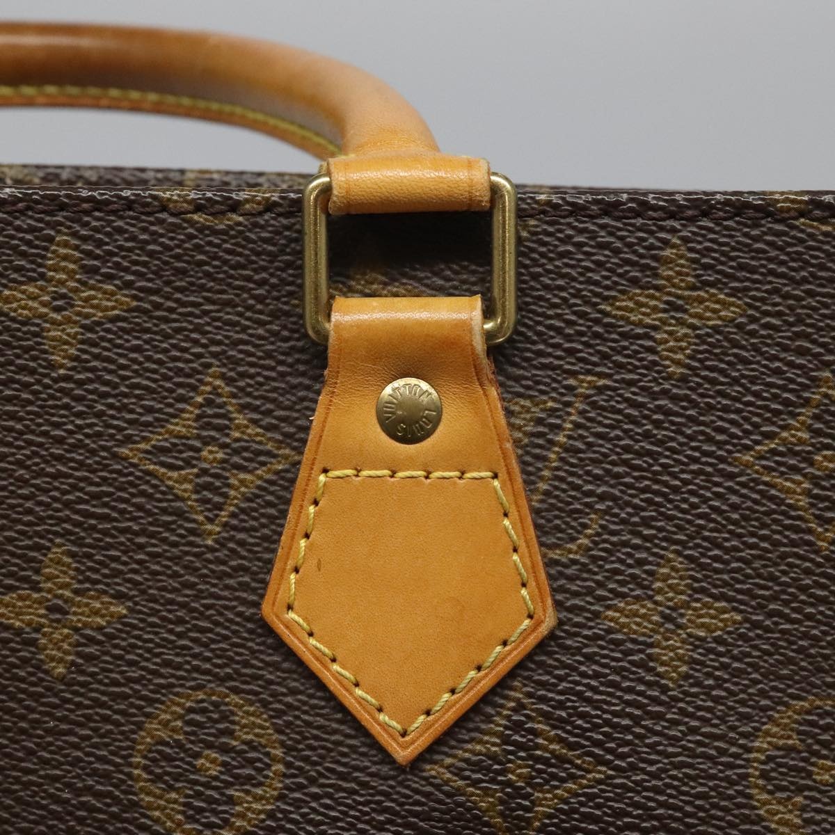 LOUIS VUITTON Monogram Sac Plat Hand Bag M51140 - 14