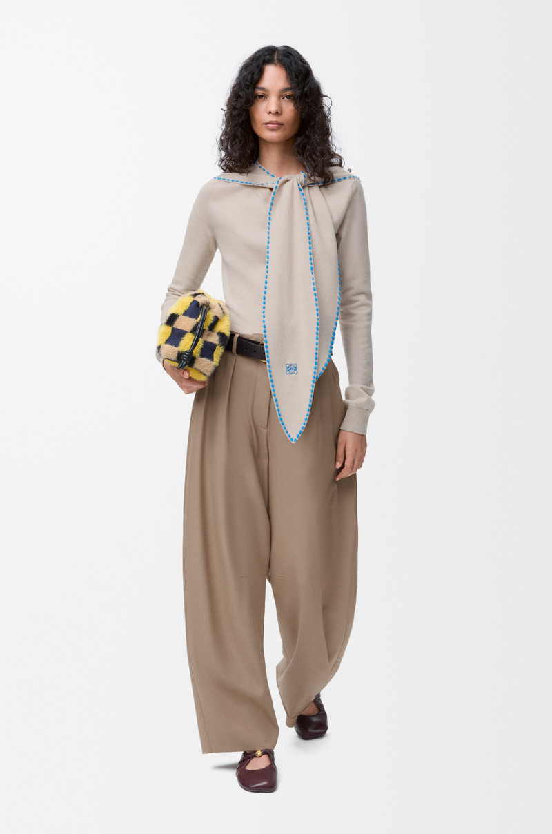 Loewe Scarf sweater in wool outlook