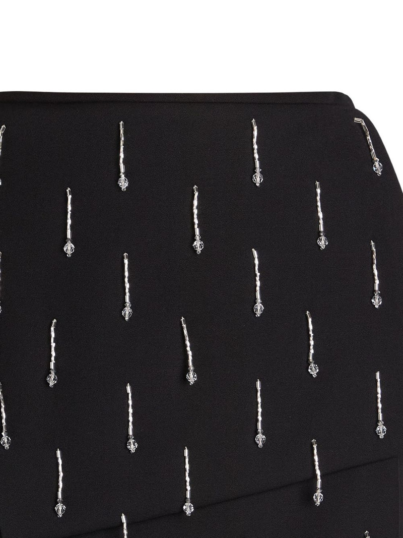 armarium Mina crystal-embellished mini skirt outlook