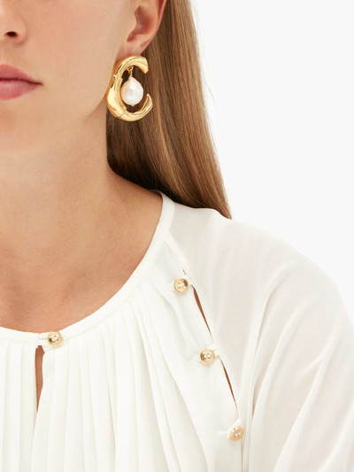 Chloé C baroque-pearl single earring outlook