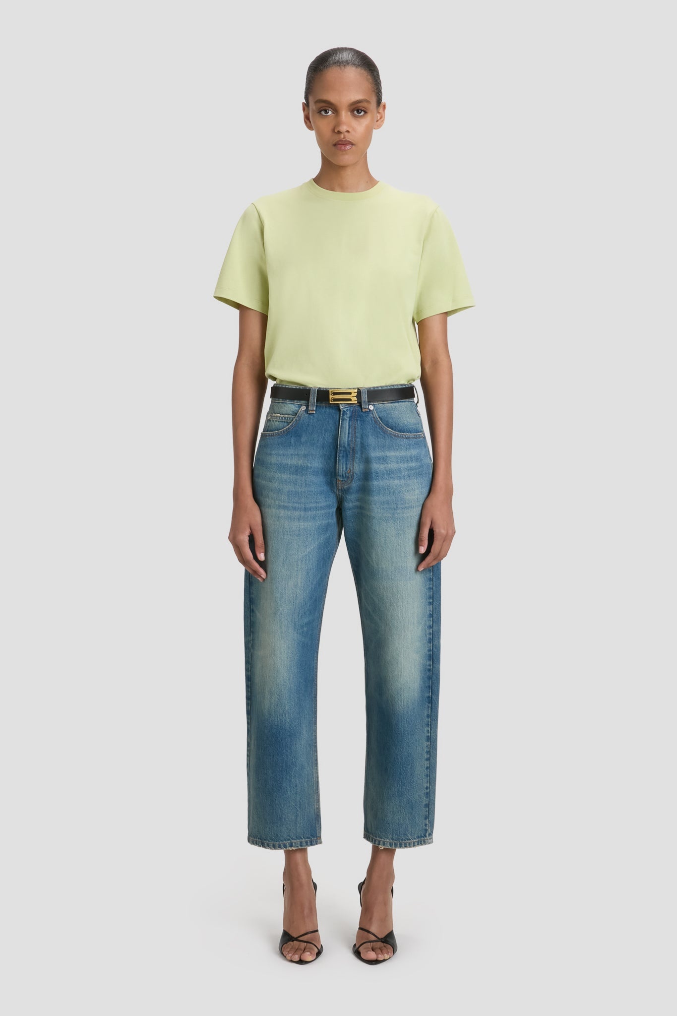 Victoria Tee In Pistachio - 2