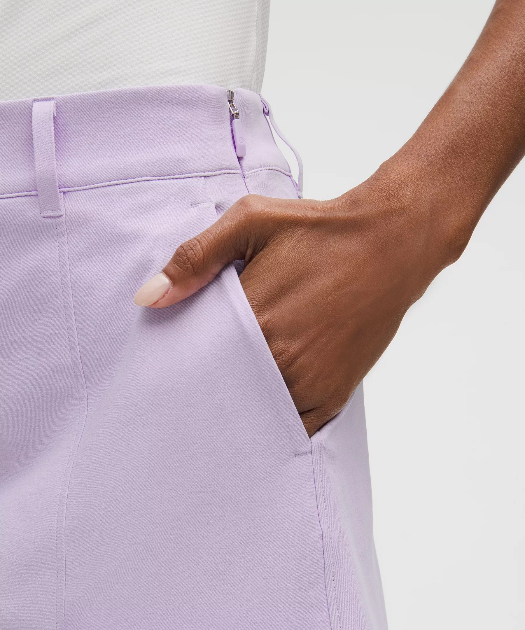 Stretch Twill Front Pleat Golf Skirt - 7