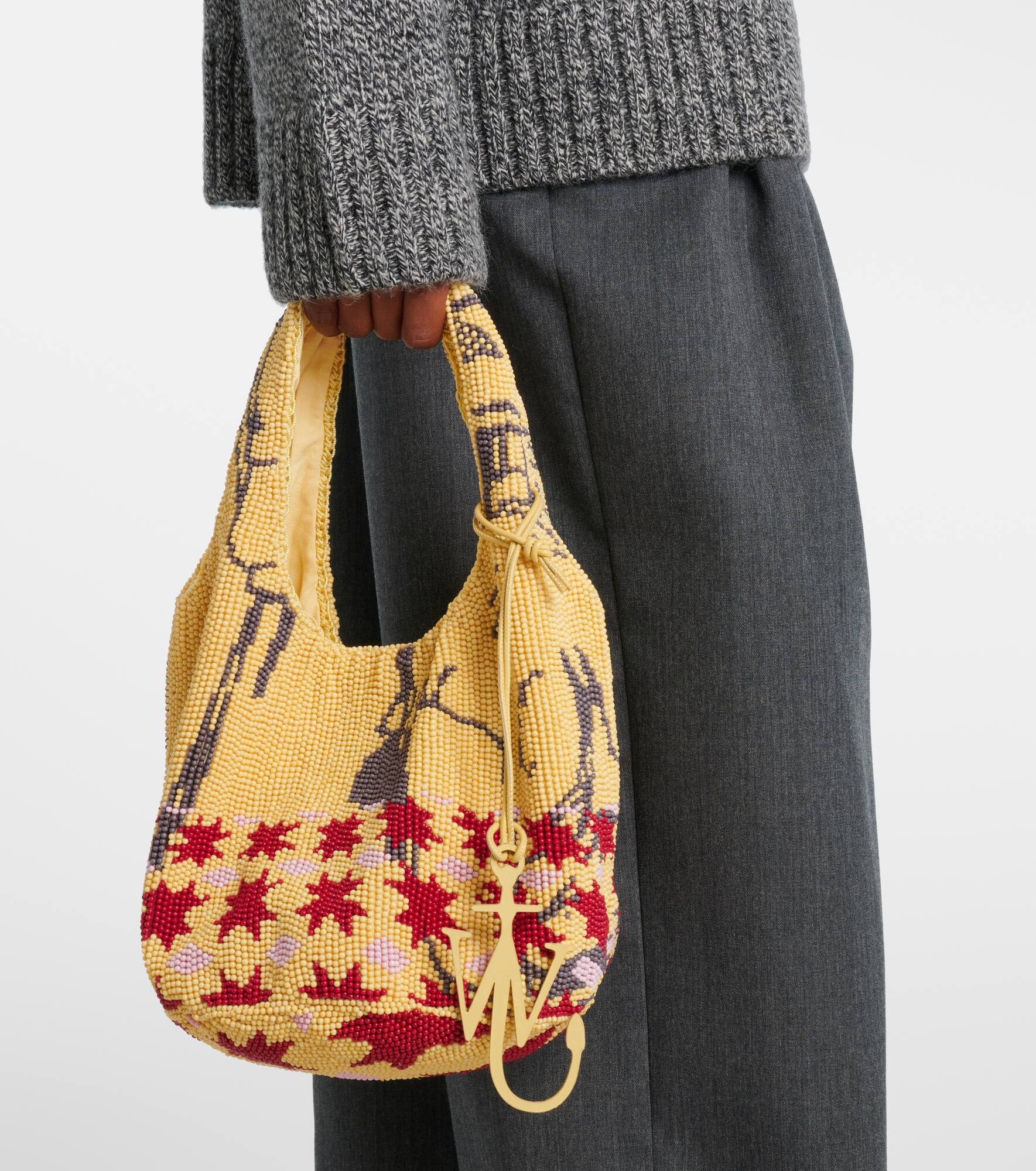 Mini beaded tote bag - 2