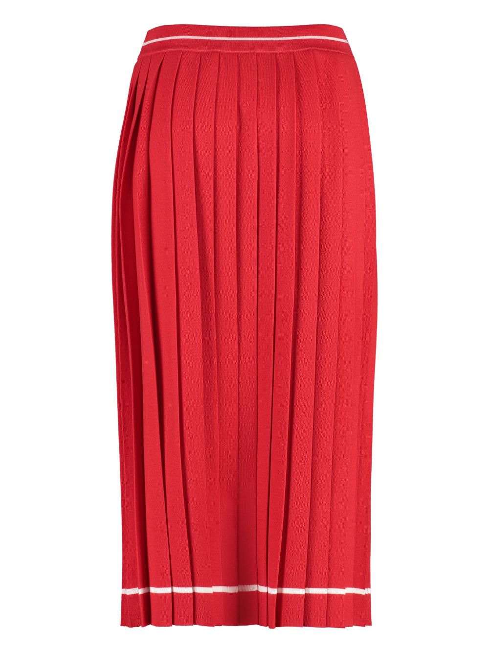 GG-waistband jacquard midi skirt - 2