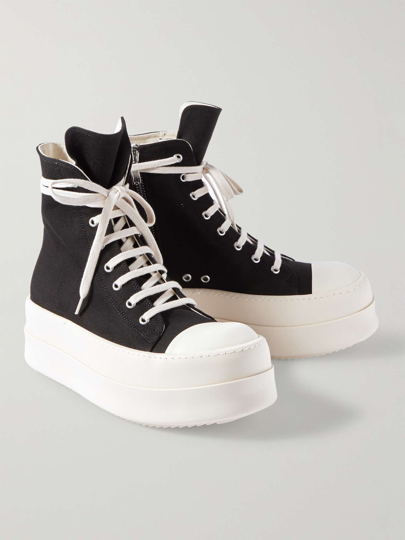 Mega Bumper Exaggerated-Sole Denim High-Top Sneakers 4
