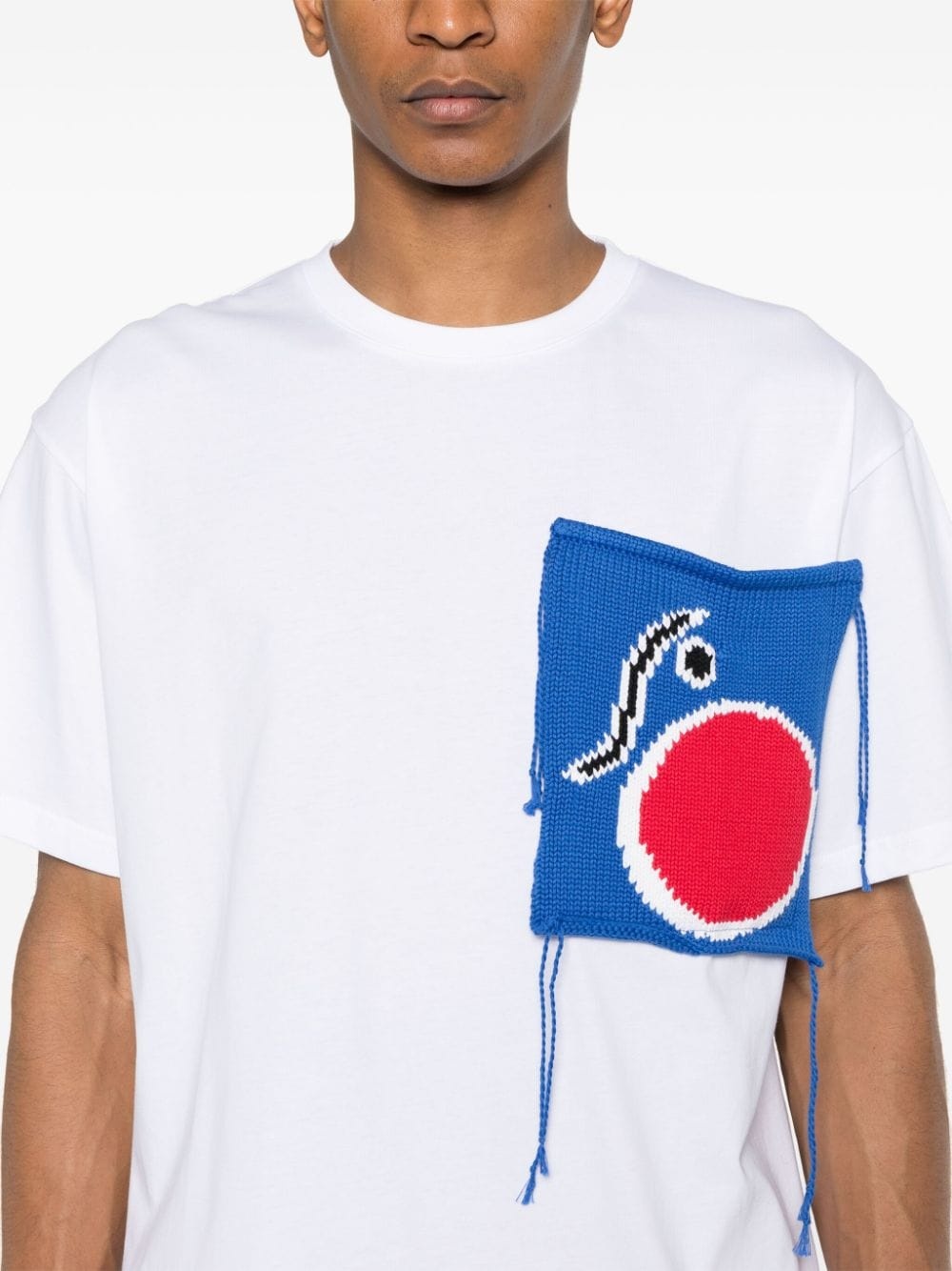 knitted patch-pocket Tshirt - 5
