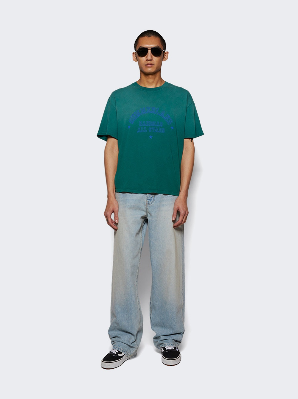 Summerland All Stars Boxy Tee Worn Green - 5