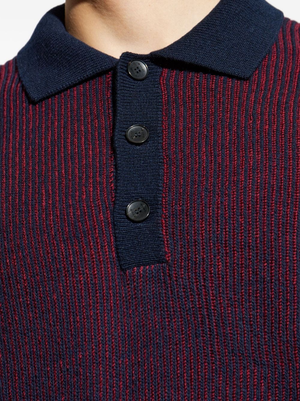 wool polo shirt - 5