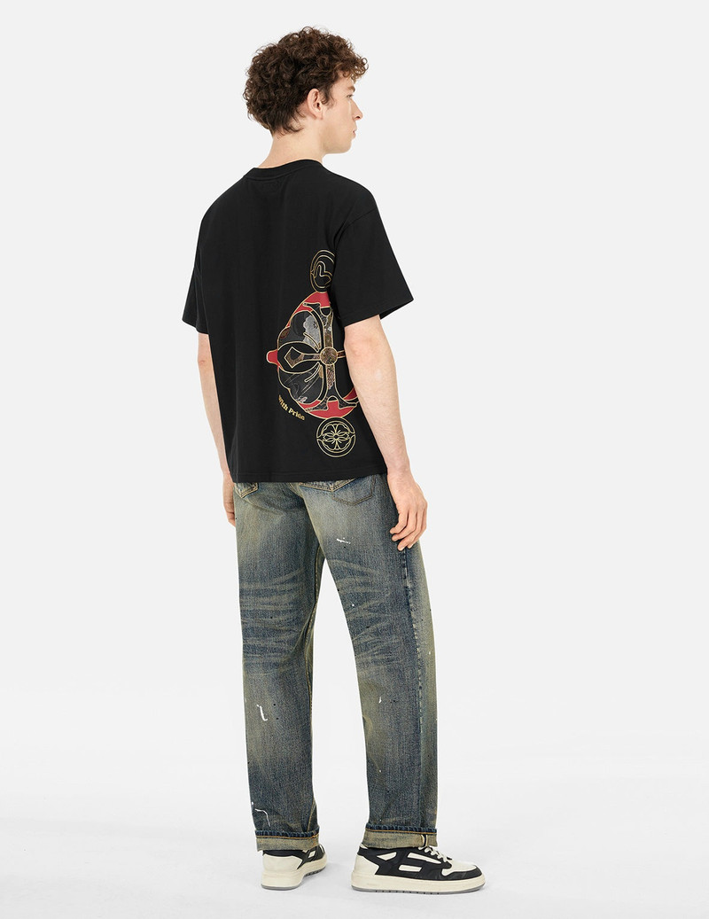 Brocade logo and Kamon Appliqué Relax Fit T-shirt 3
