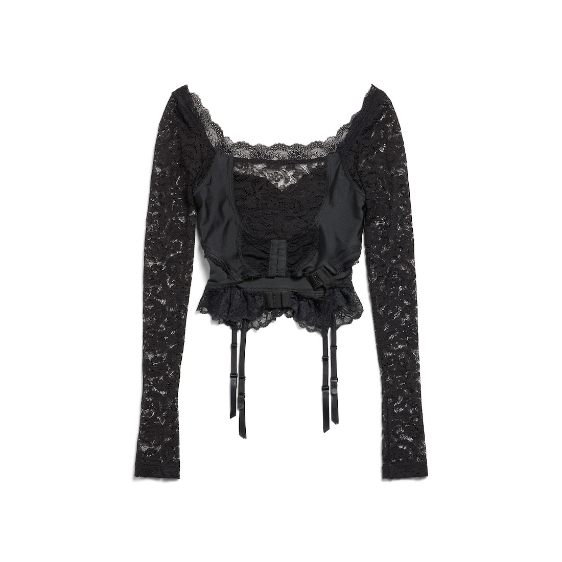 Women's Lingerie Top in Black - 6