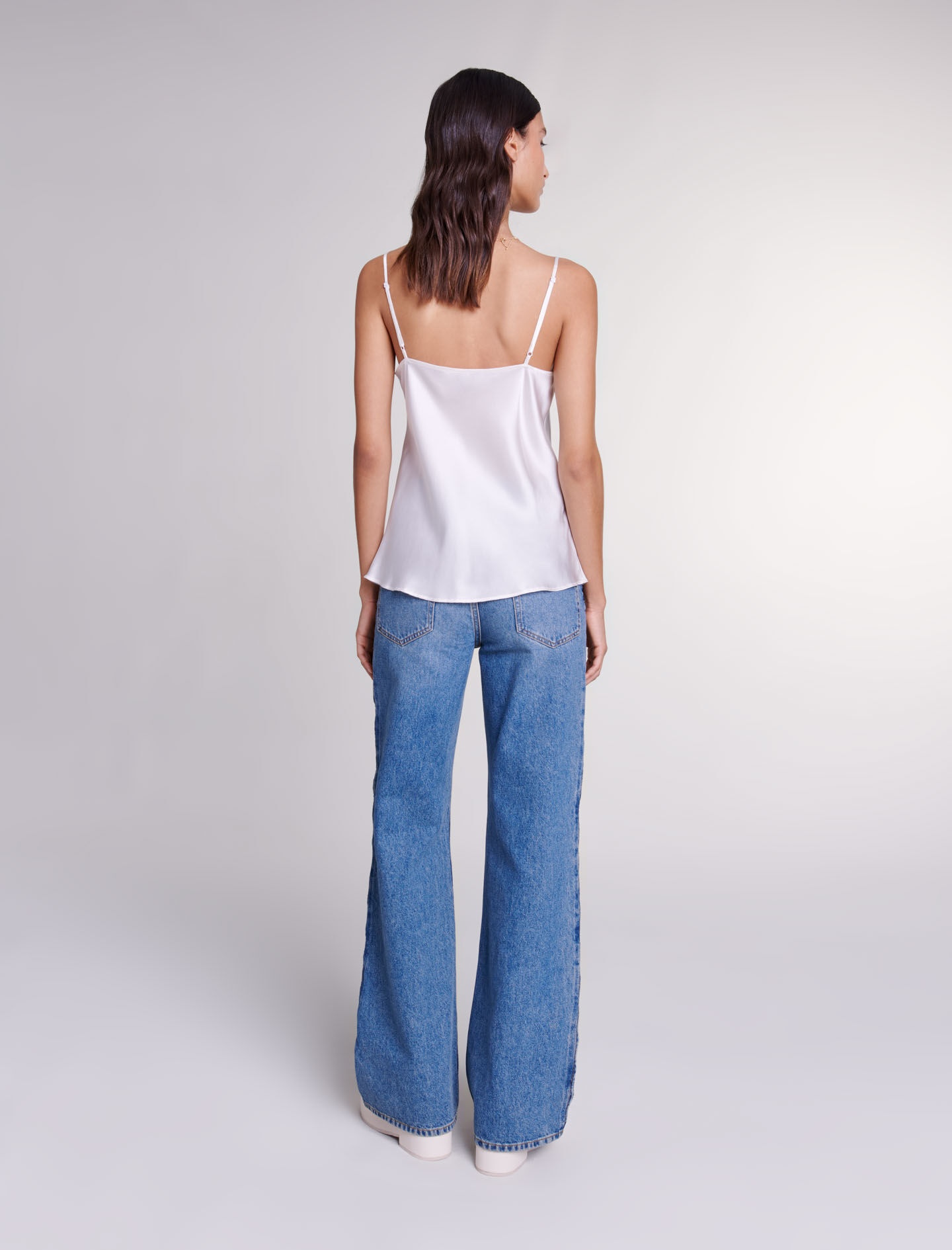 Faded wide-leg jeans - 10