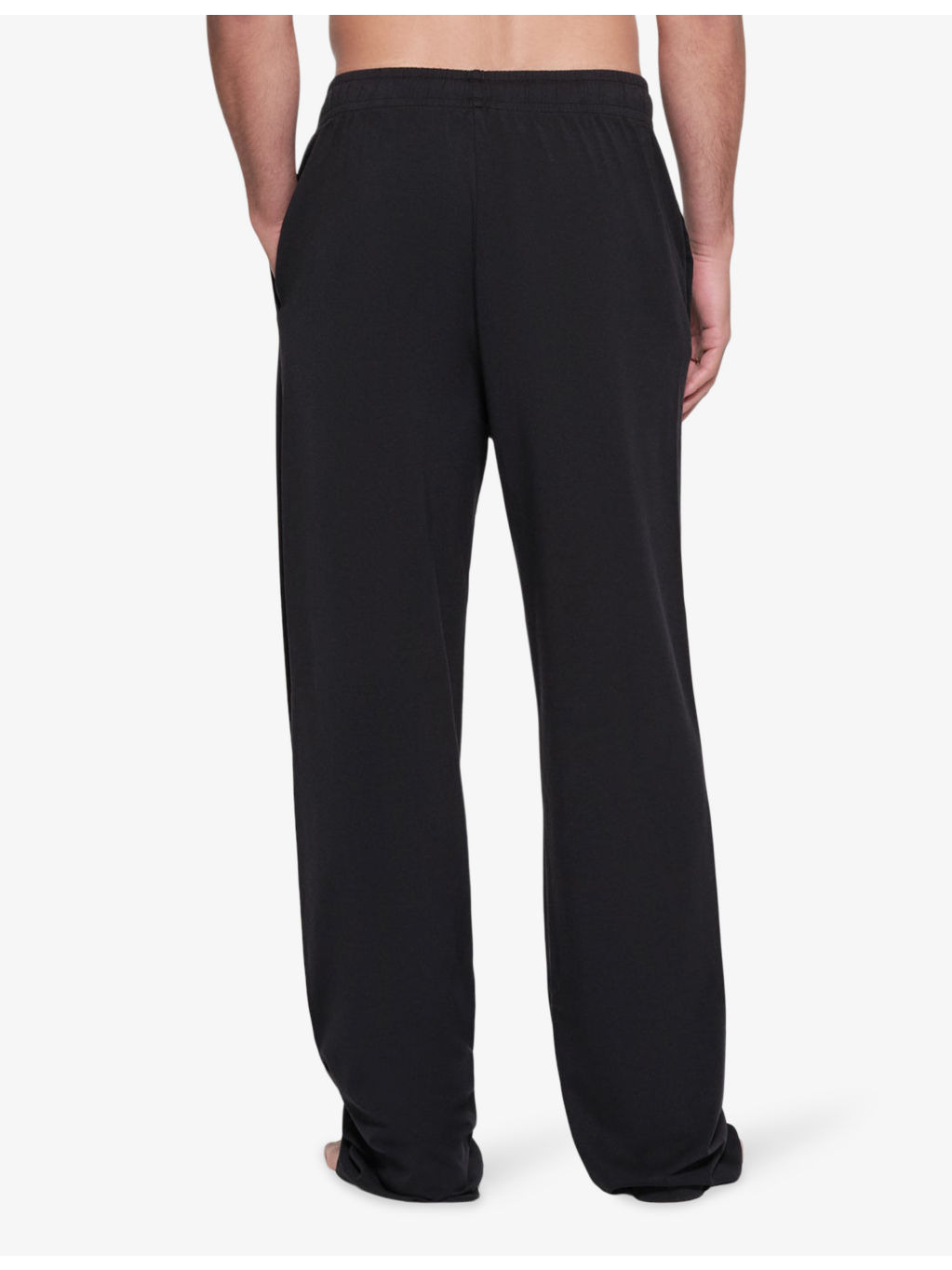 Soft-knit lounge straight-leg relaxed-fit cotton-blend jogging bottoms - 4
