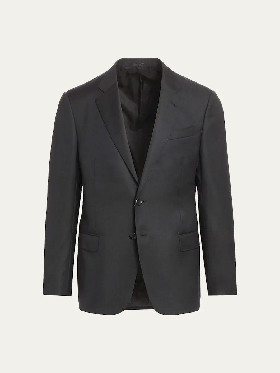 Men's Soft Basic Two-Button Sport Coat - 1