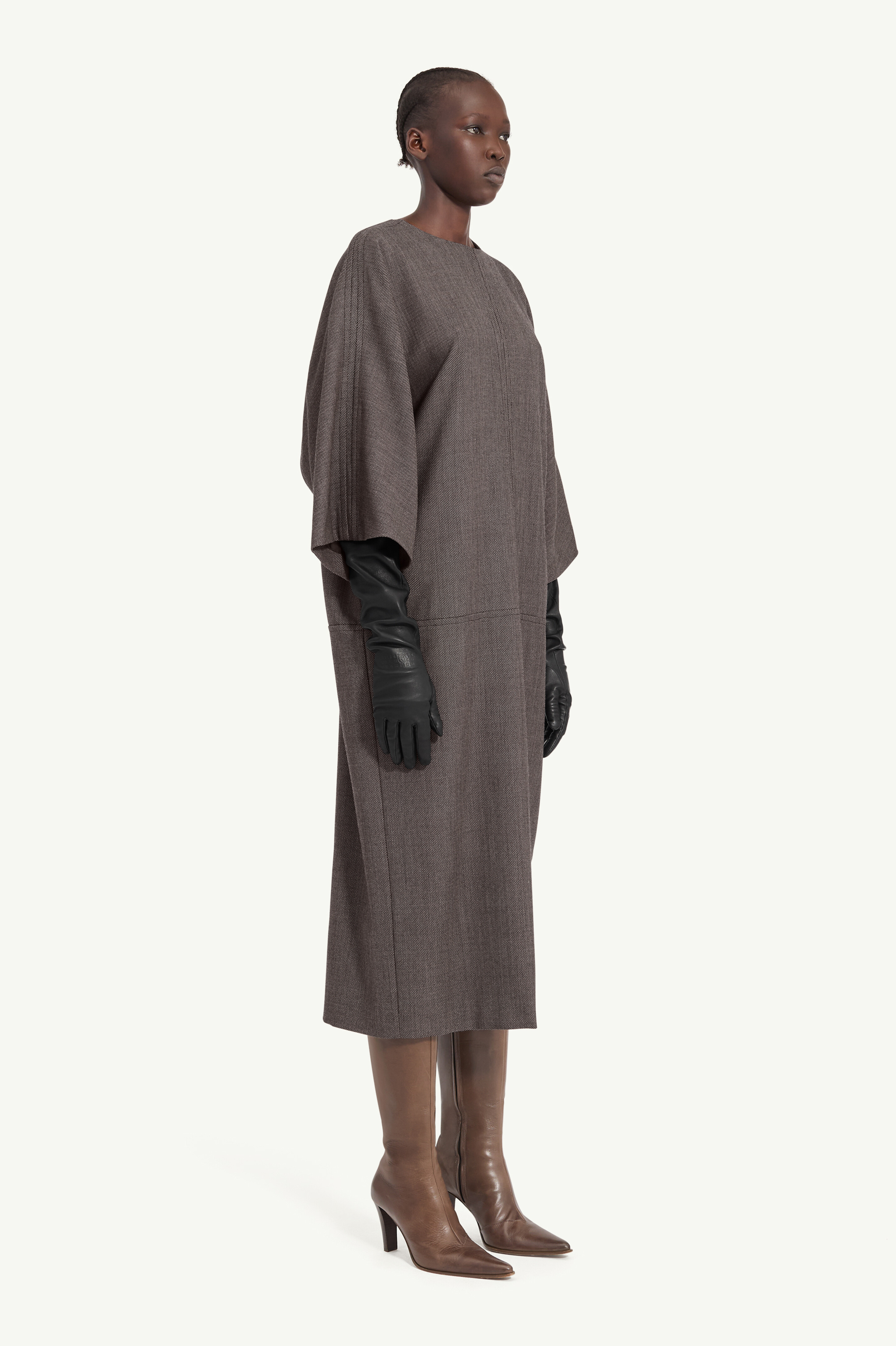 Tweed midi dress - 3