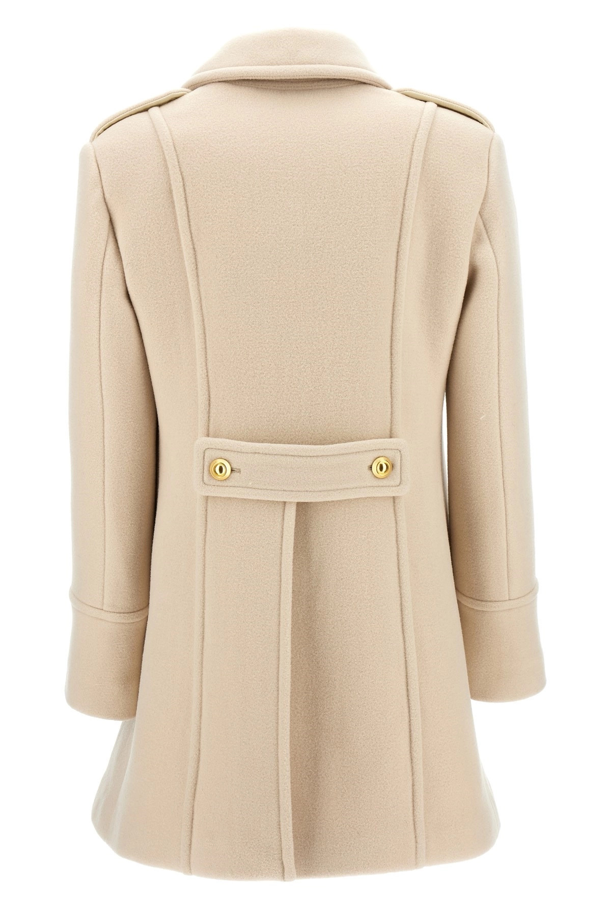 Single-breasted wool coat - 2