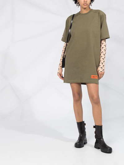 Heron Preston logo patch T-shirt dress outlook