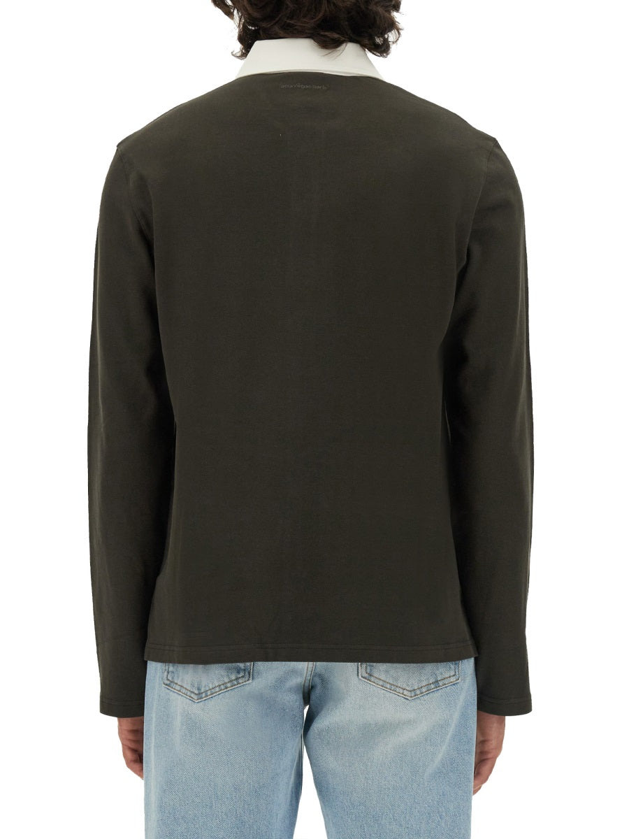 Courreges Men Cotton Polo - 3