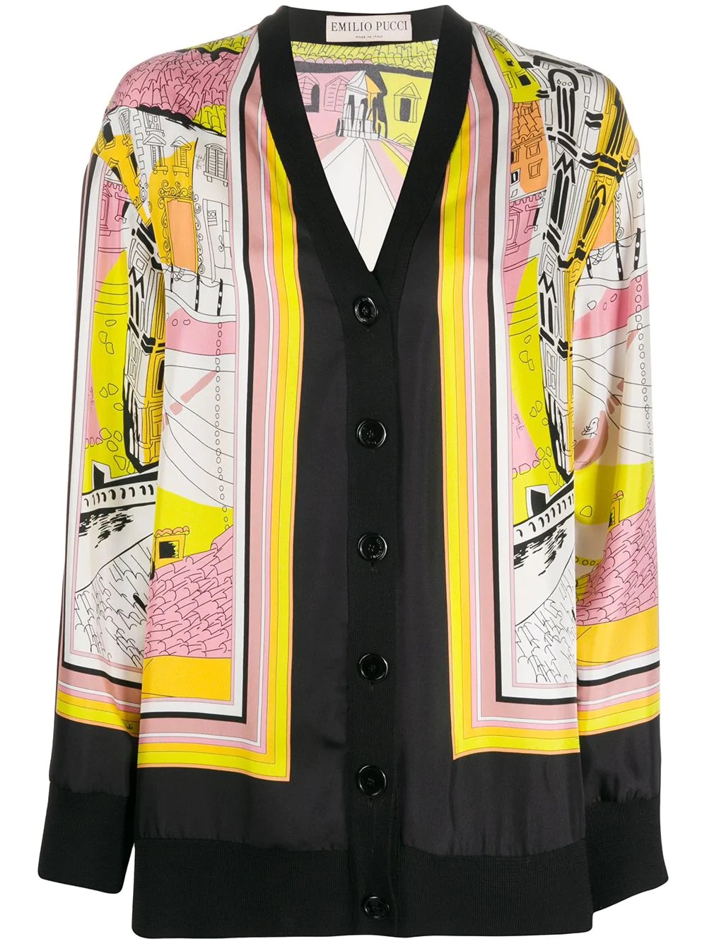 Battistero print jacket - 1