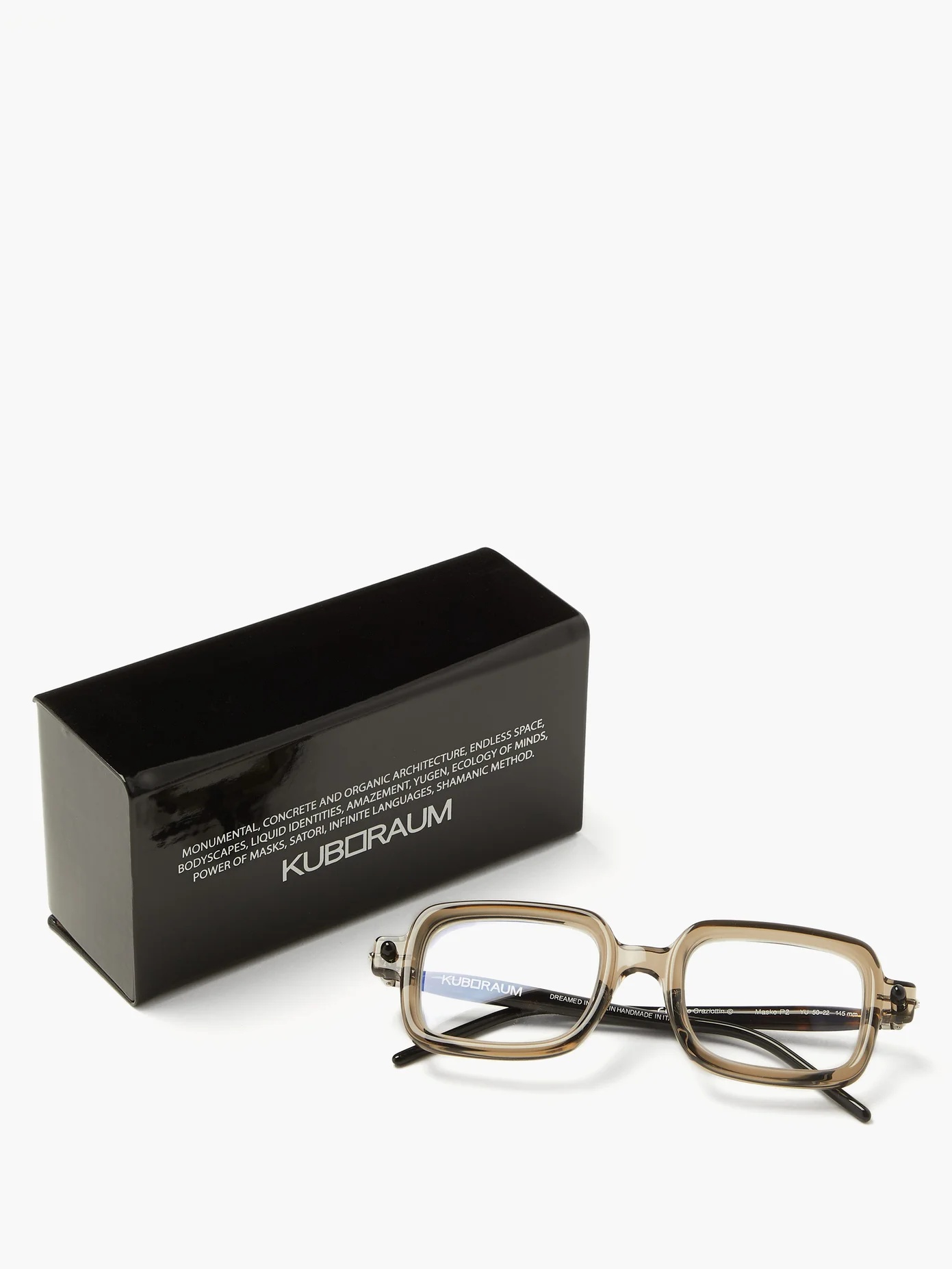 P2 square acetate glasses - 5