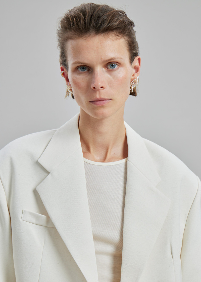 Completedworks The Break Between The Clouds Earrings - White 8