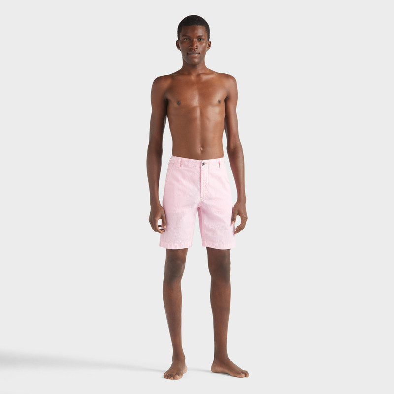 Vilebrequin Men Cotton Seersucker Bermuda Shorts outlook