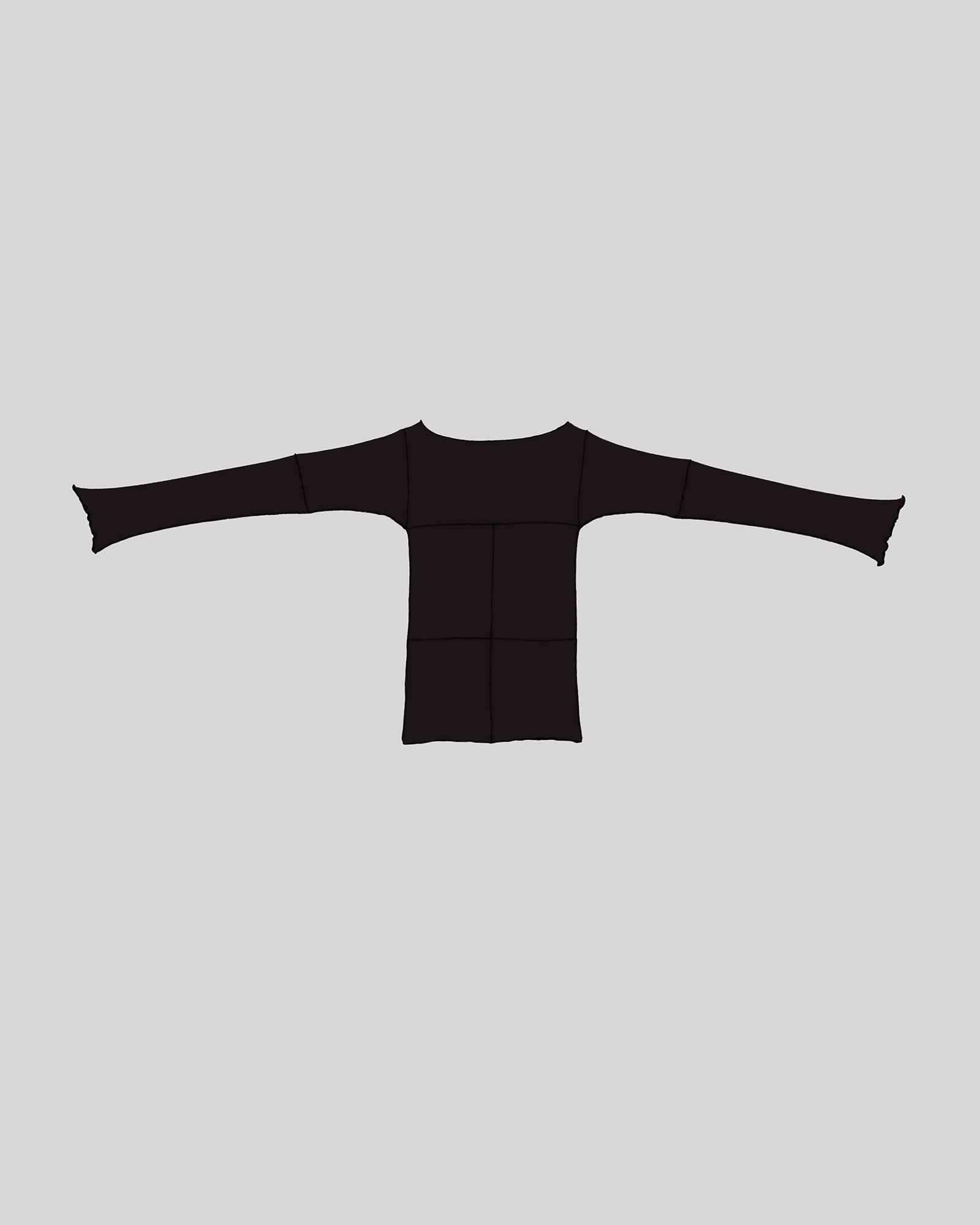 Cinder Longsleeve Tee - Recycled Cotton Rib - 5