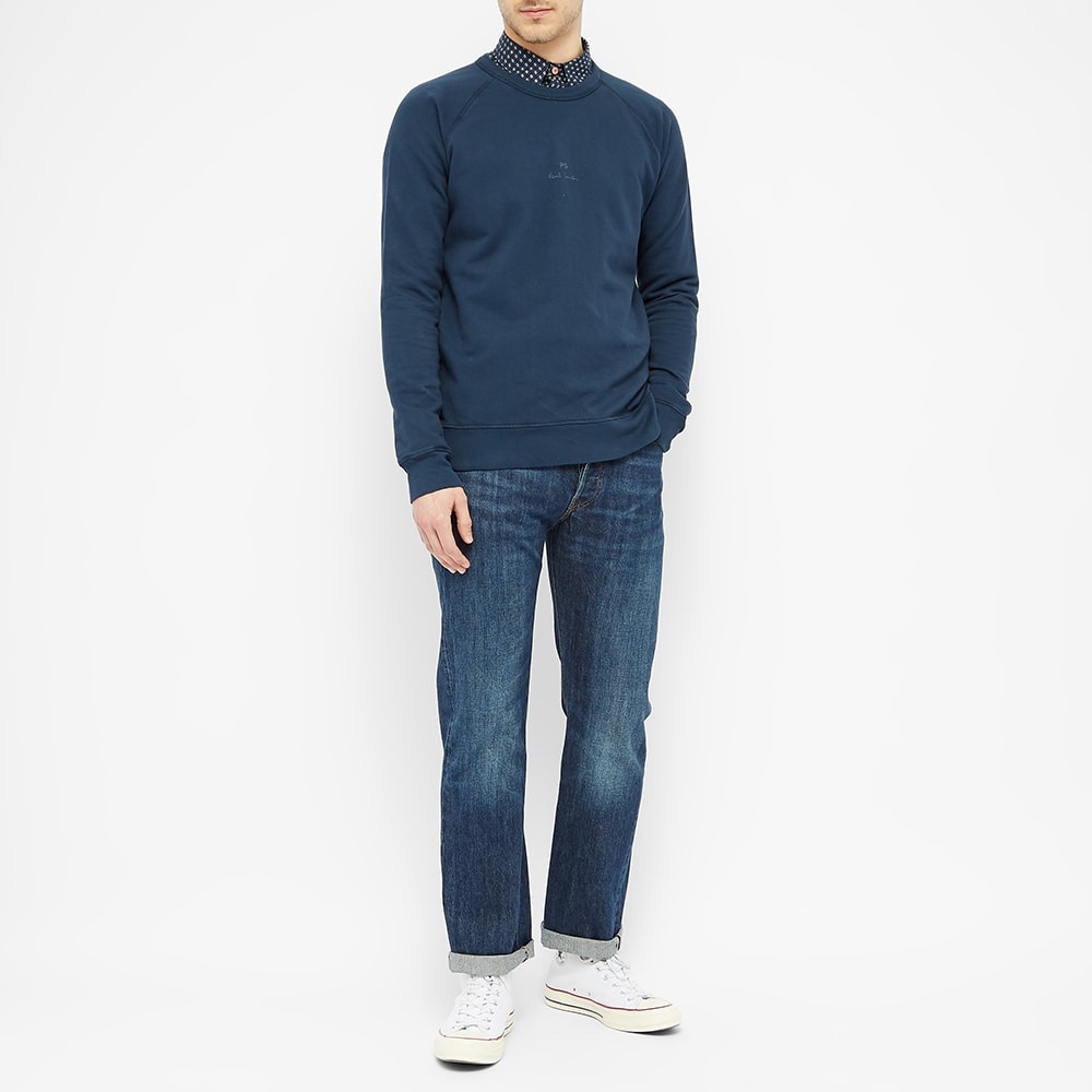 Paul Smith Garment Dyed Logo Crew Sweat - 5