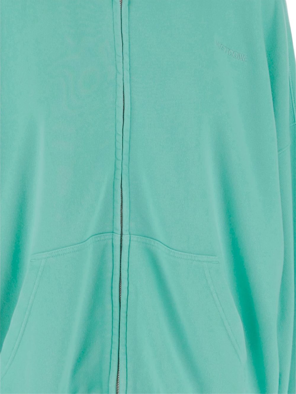 cotton zip-up hoodie - 3
