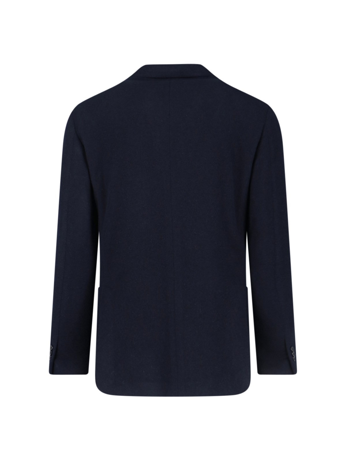 SINGLE-BREASTED VIRGIN WOOL BLEND BLAZER - 2