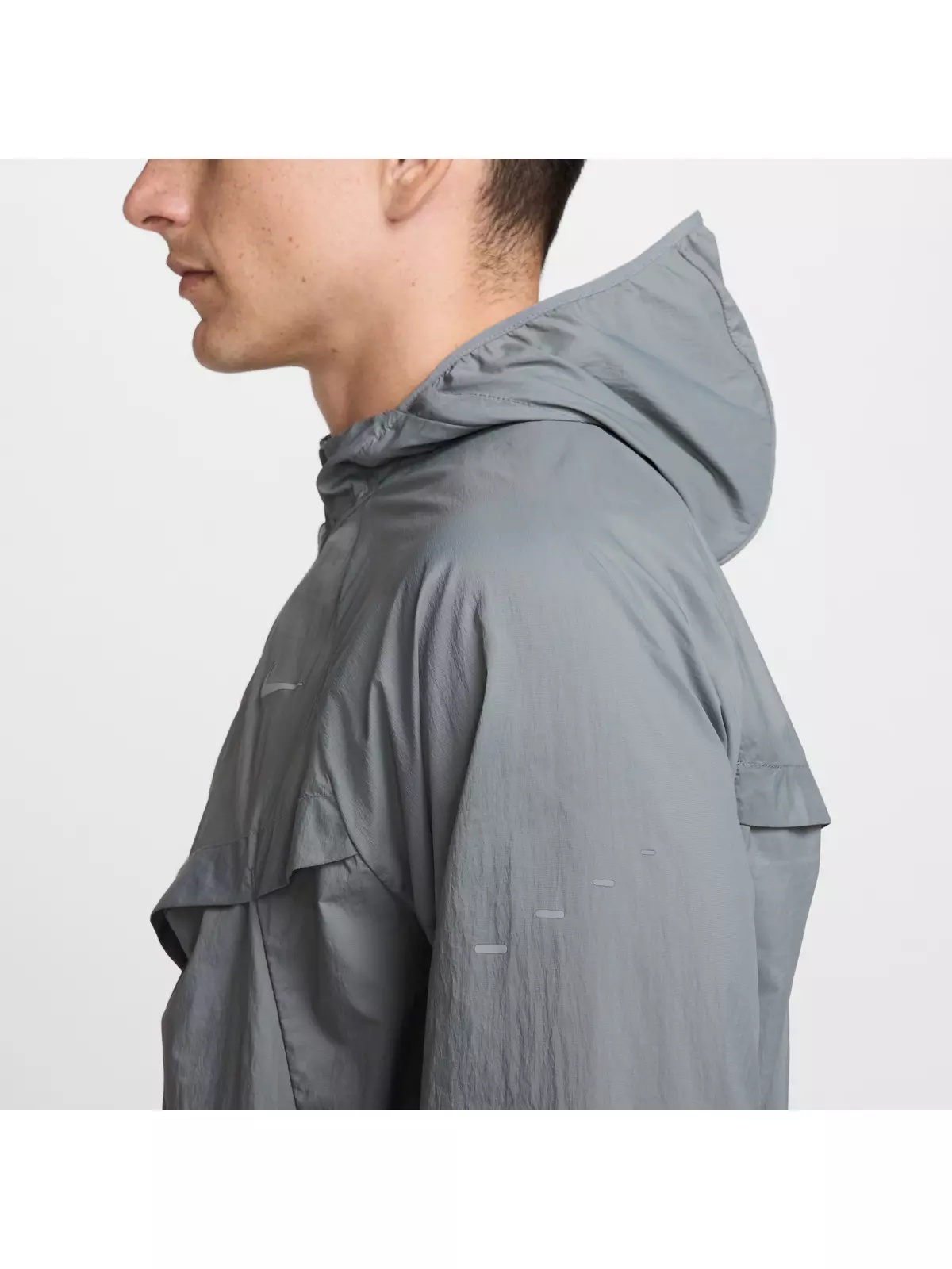 Men's Stride Repel UV Running Jacket - Grey - 5