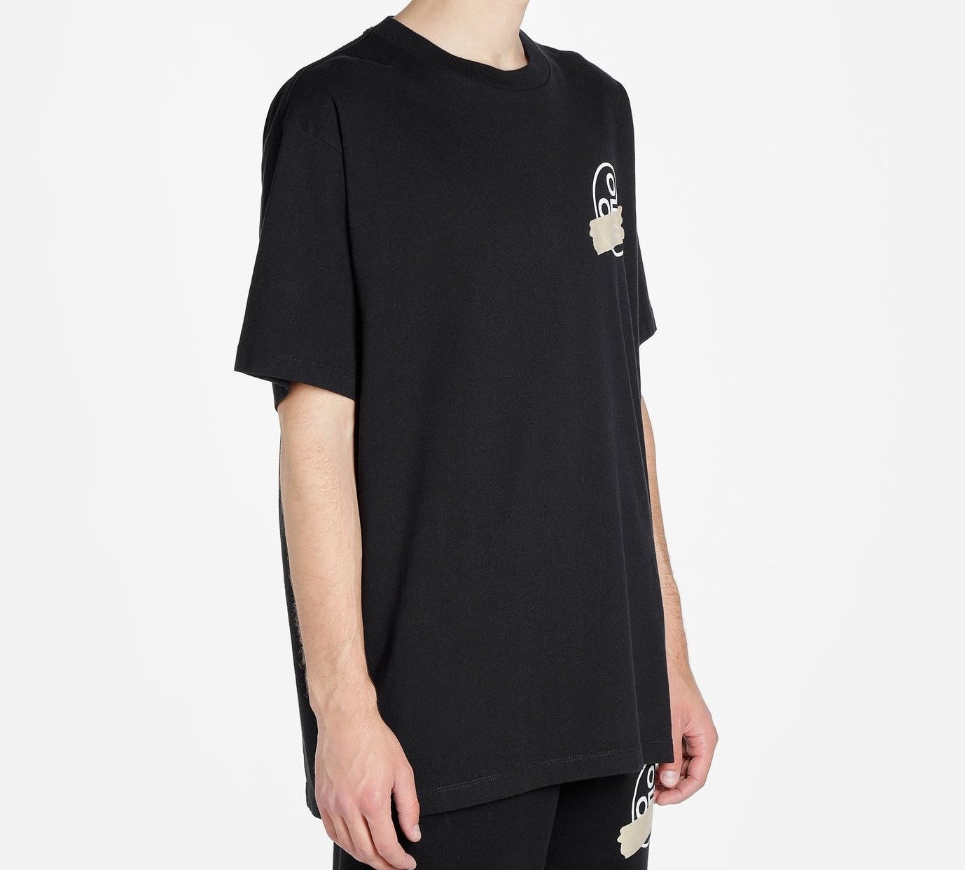 Off-White Tape Arrows Short Sleeve Over T-Shirt 'Black' OMAA038R201850021048 - 5