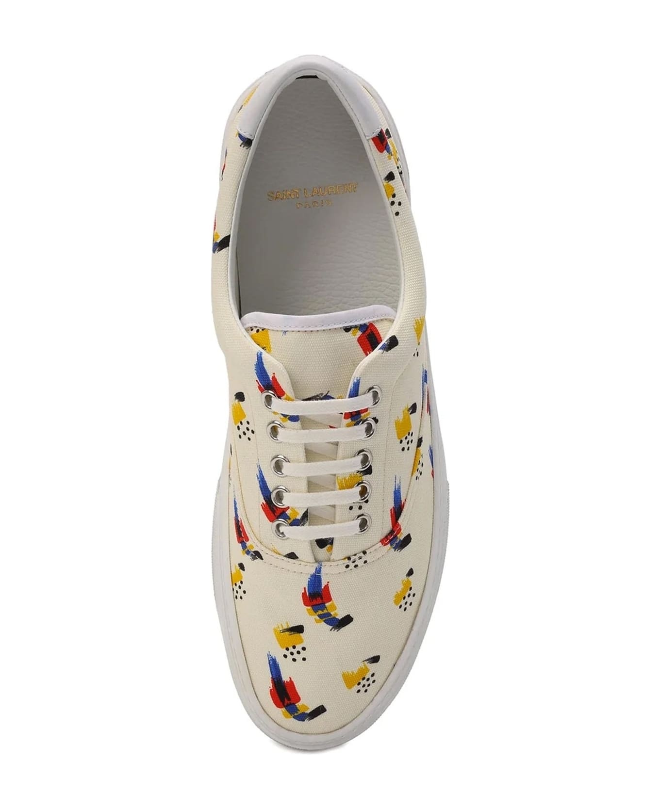 Printed Canvas Sneakers - 4