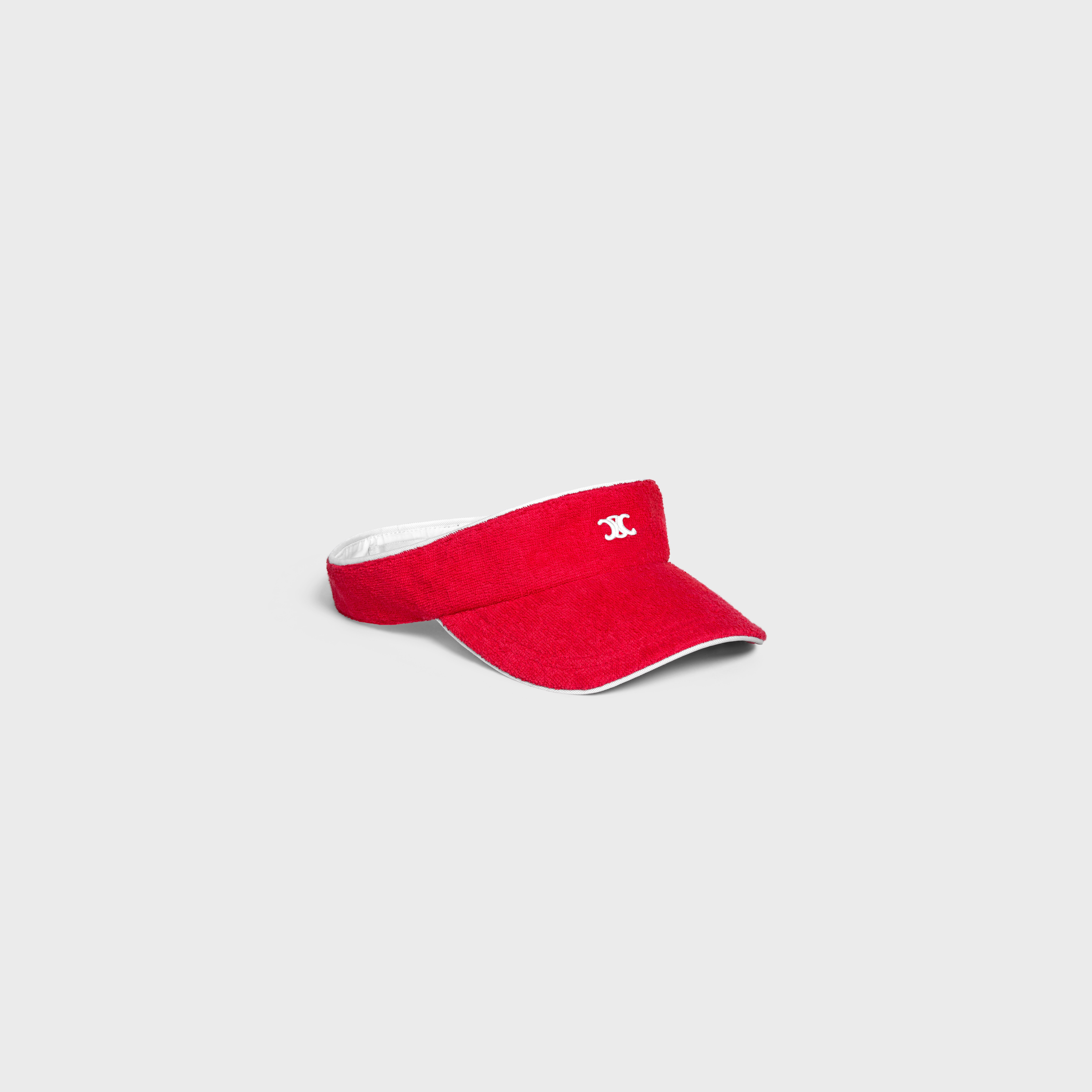triomphe visor in terry cotton - 1