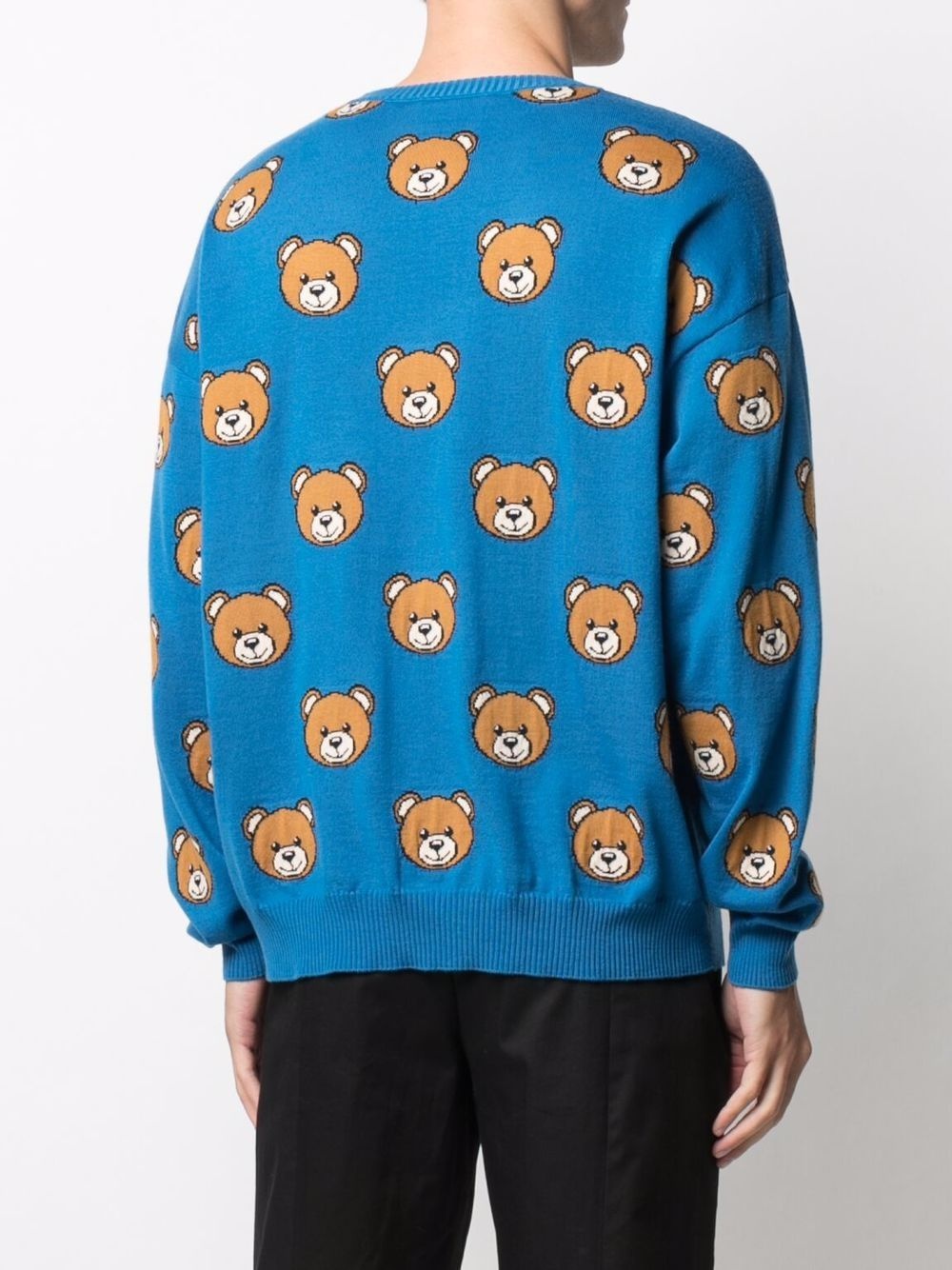 Teddy intarsia-knit jumper - 4