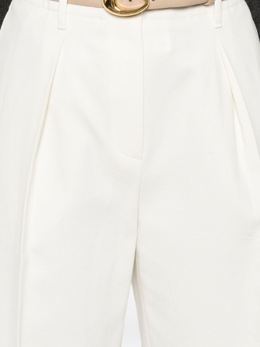 Brunello Cucinelli Women Cropped Cotton Trousers - 2