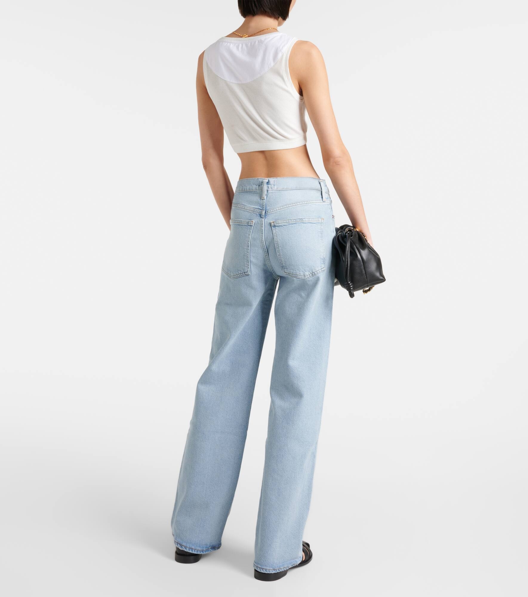 Harper mid-rise straight jeans - 3