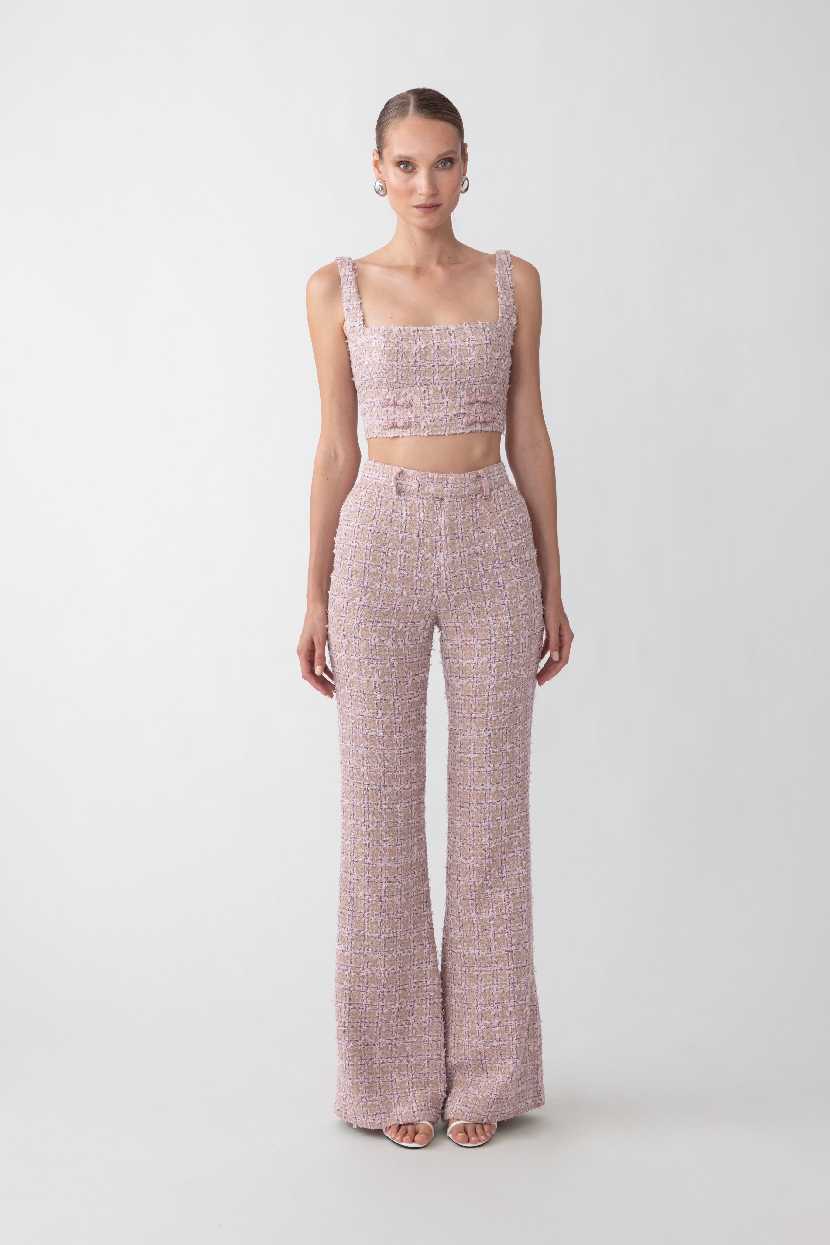 BRIDGETTE TWEED TOP - 3