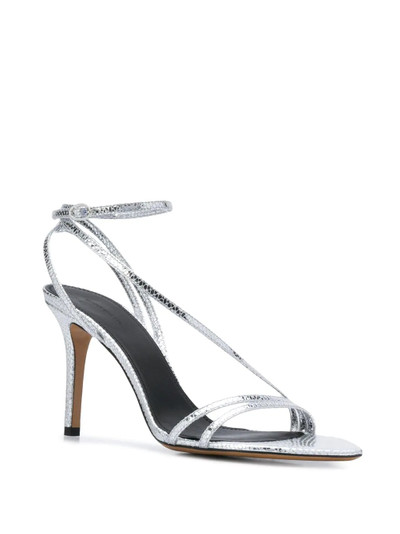 Isabel Marant metallic strappy sandals outlook