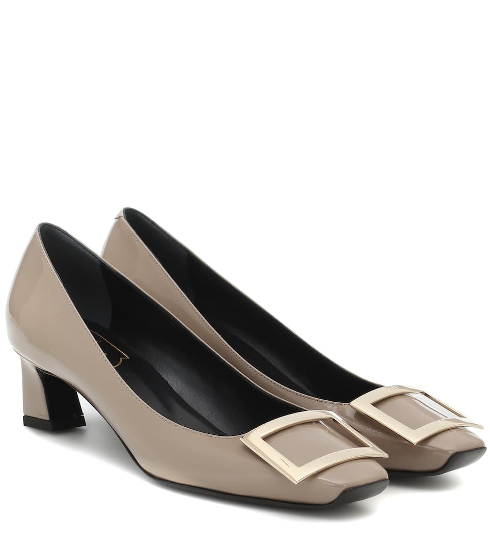 Trompette 45 patent leather pumps - 1