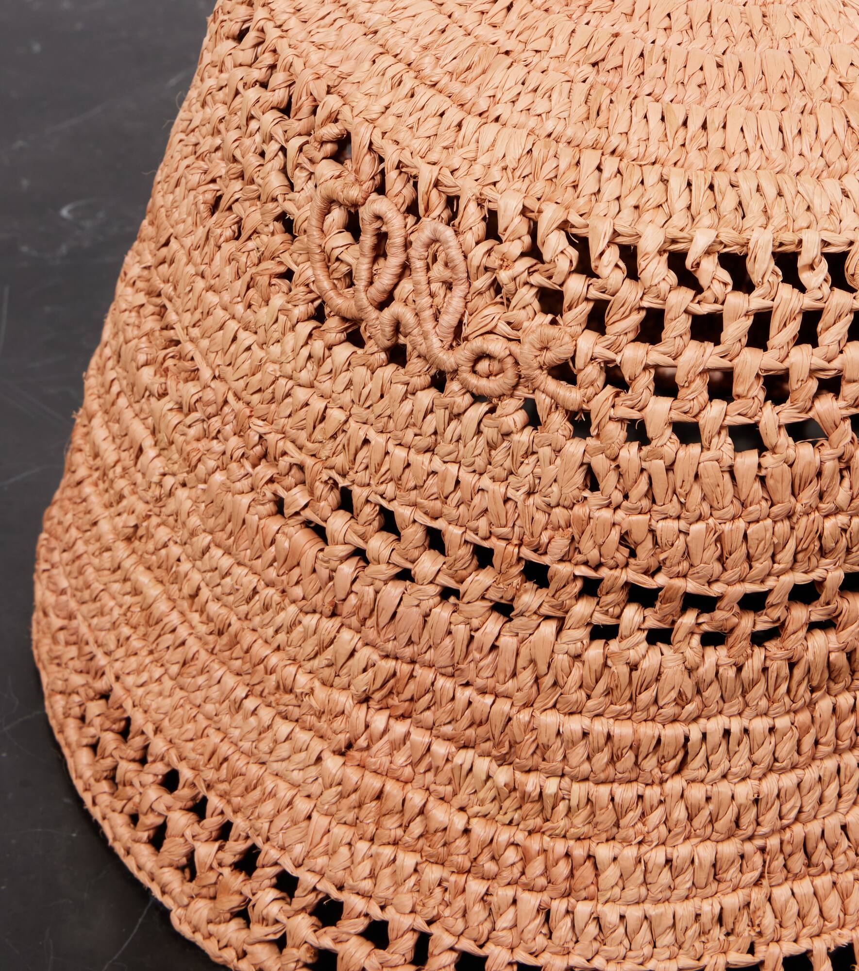 Sunset raffia bucket hat - 3