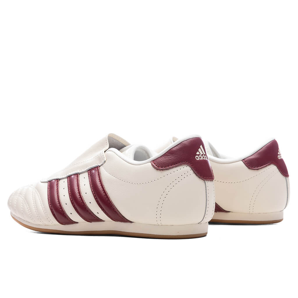WOMEN'S TAEKWONDO - OFF WHITE/NOBLE MAROON/GUM - 3