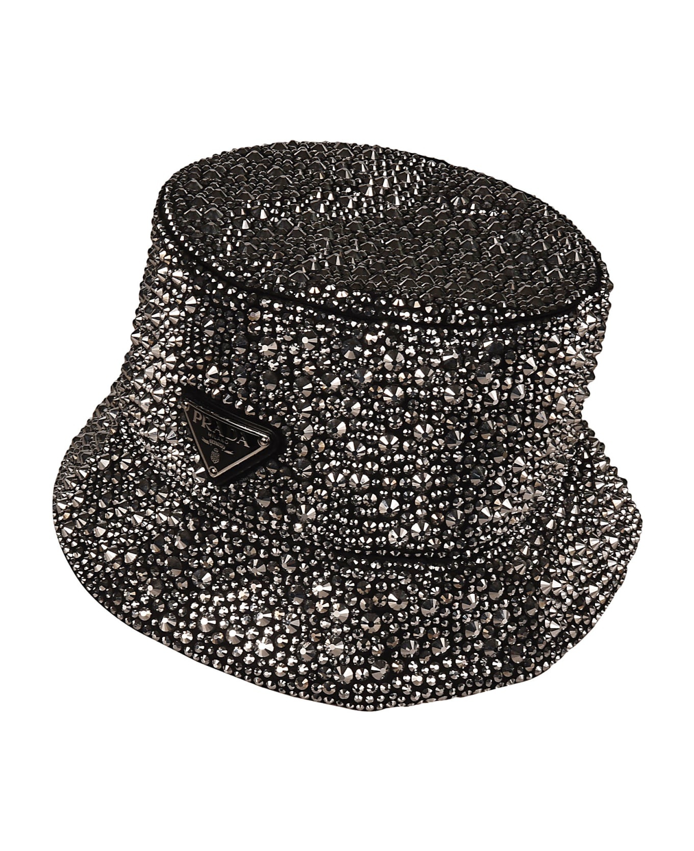 Prada Logo Plaque Embellished Hat | italist | REVERSIBLE