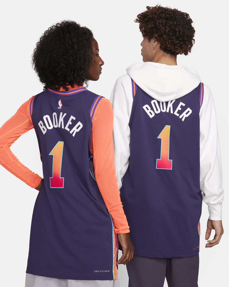 Nike Devin Booker Phoenix Suns 2023/24 City Edition Nike Men's Dri-FIT ADV NBA Authentic Jersey outlook