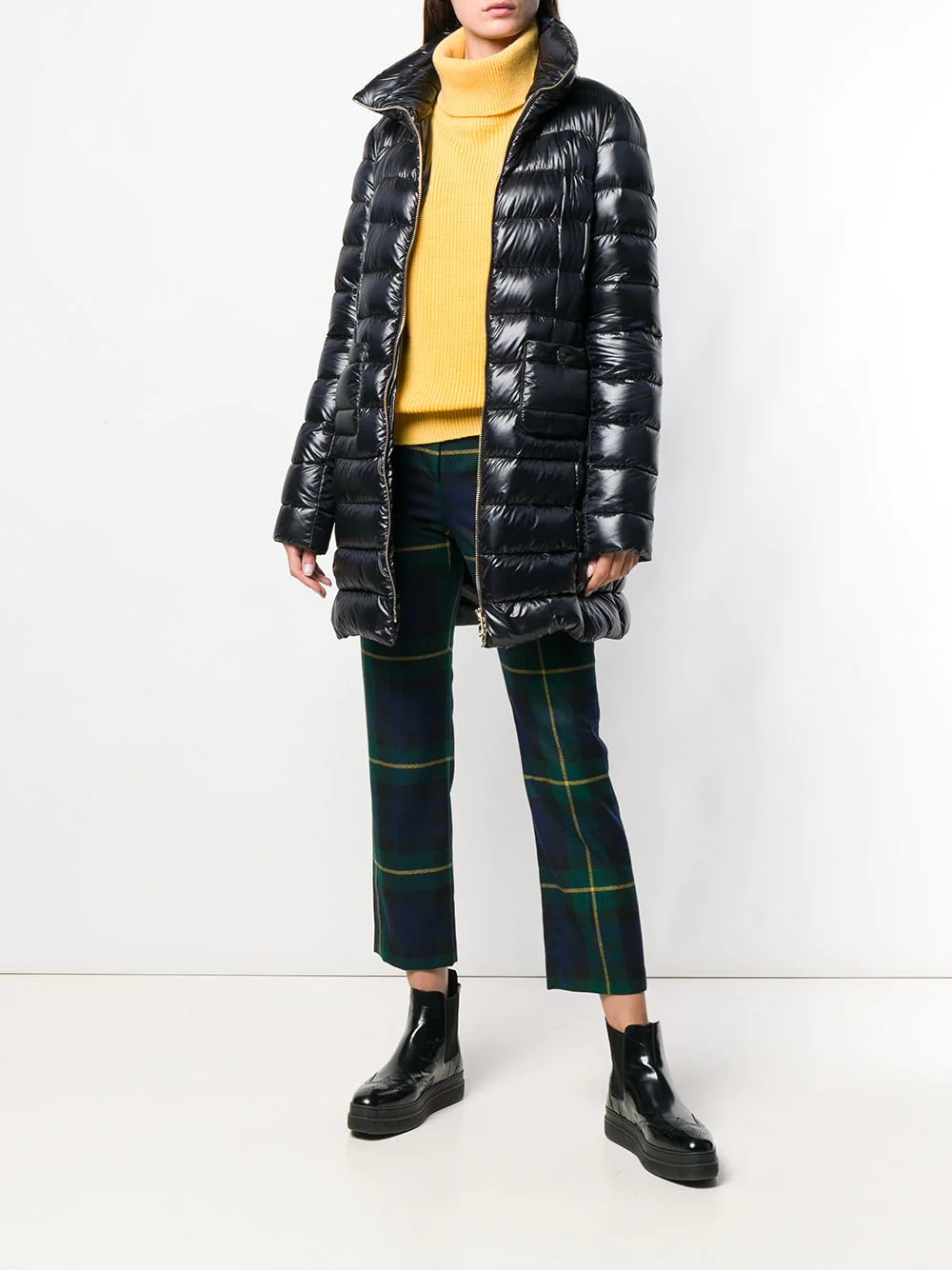 mid-length puffer jacket - 2