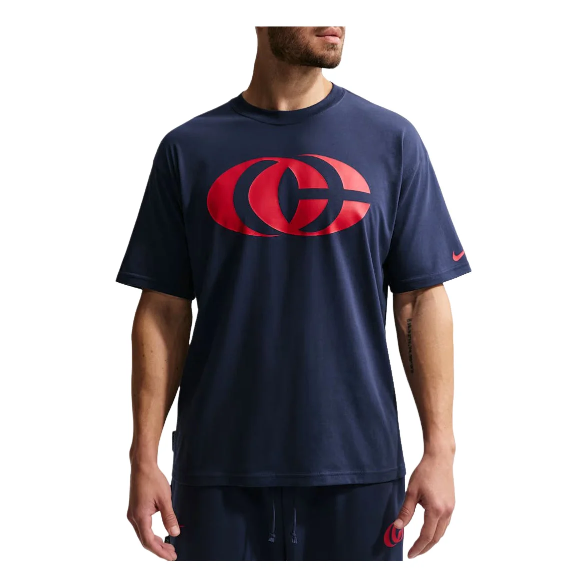 Nike x Caitlin Clark T-Shirt 'Midnight Navy University Red' IQ5896-411 - 1