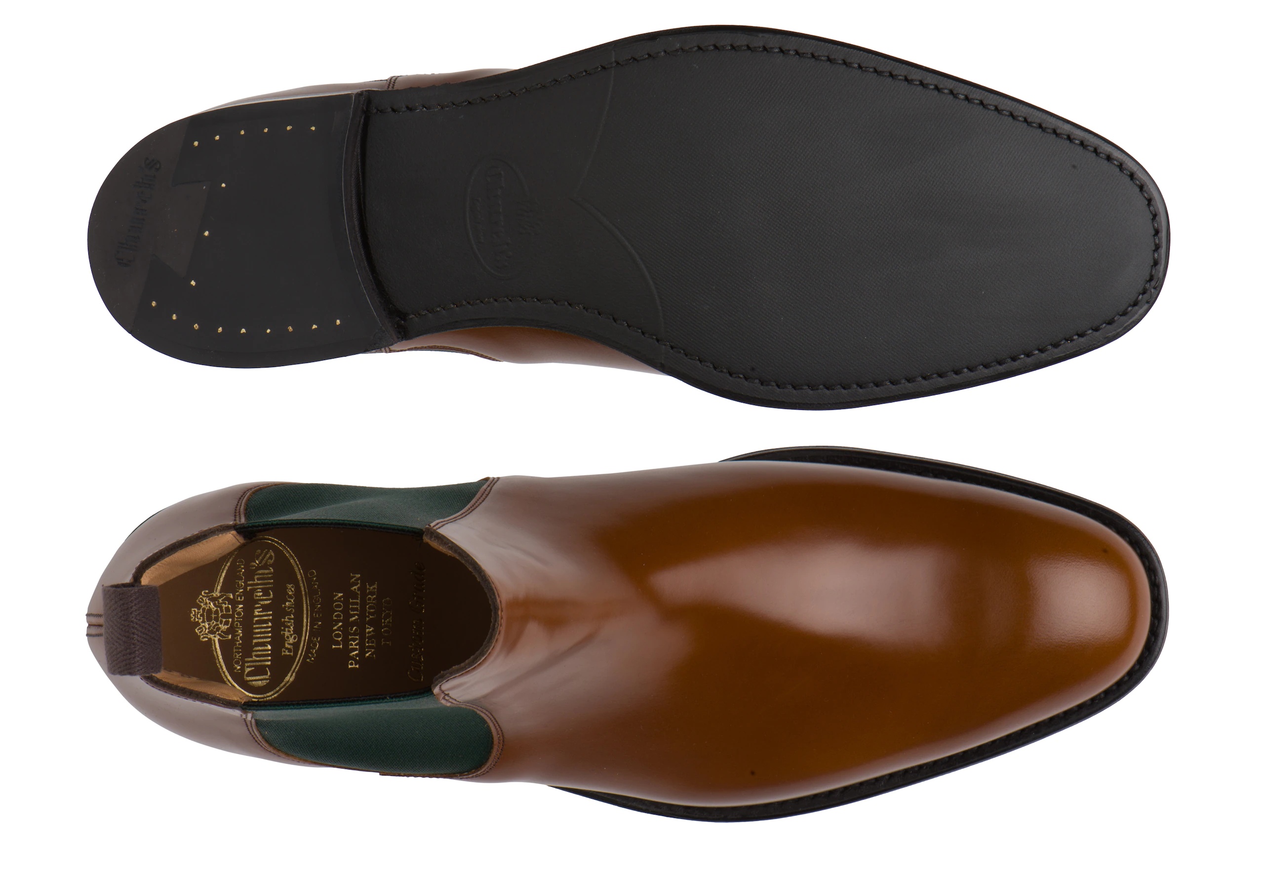 Amberley ^ r
Polished Binder Chelsea Boot Sandalwood/green - 3
